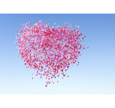 Big love heart balloons Children Wall Murals - TenStickers