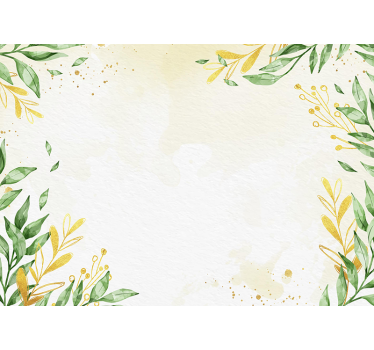 Leaves background Marriage Wallpaper Photo - TenStickers