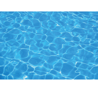 Sea mural clear water surface - TenStickers