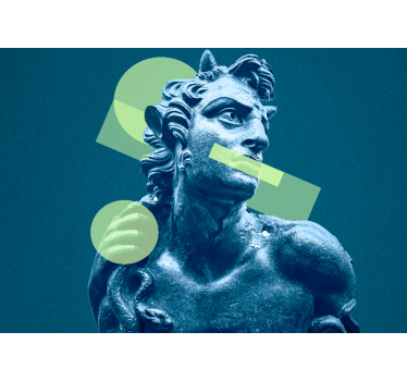 Pop art greek statue painting murals - TenStickers