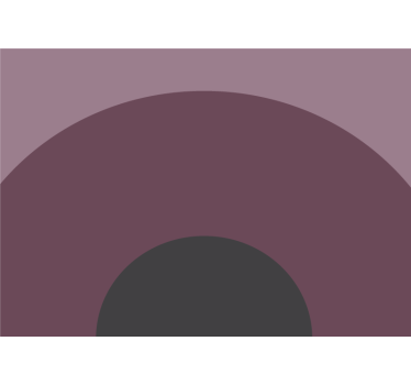 Dark geometric arch abstract mural - TenStickers