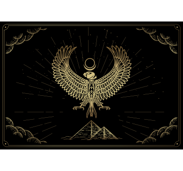 Egyptian God of Sun Horus modern mural wallpaper - TenStickers