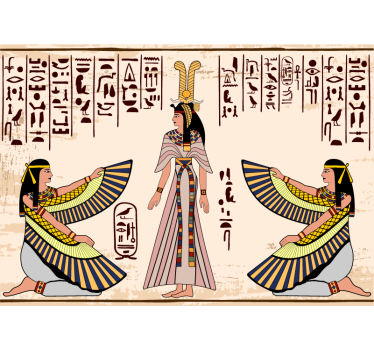 Egyptian Goddess Satet  modern mural wallpaper - TenStickers
