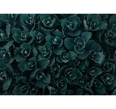 "Cottagecore" floral with roses rose mural - TenStickers