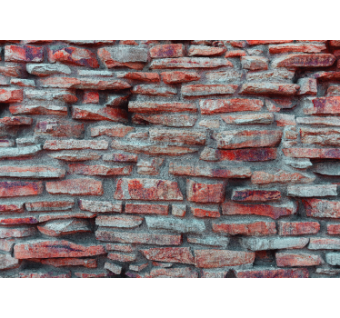 Raw old cave stone design murals - TenStickers