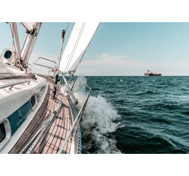 Sea mural sailing adventure - TenStickers