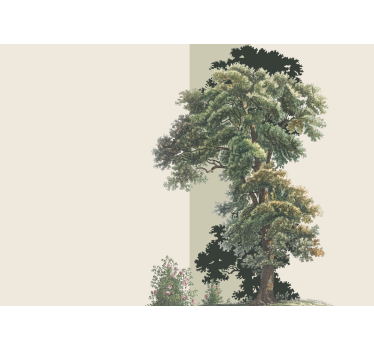 Aesthetic tree design Marriage Wallpaper Photo - TenStickers