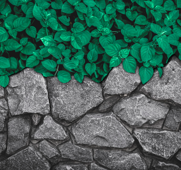 Lush Greenery Contrast nature wall mural - TenStickers