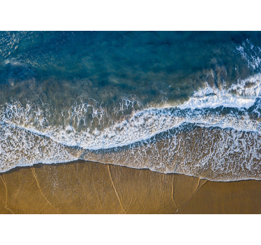 Sand and sea landscape wall mural - TenStickers