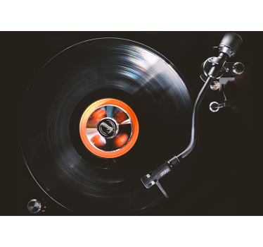 Vinyl Record Wall Murals for Bedrooms - TenStickers