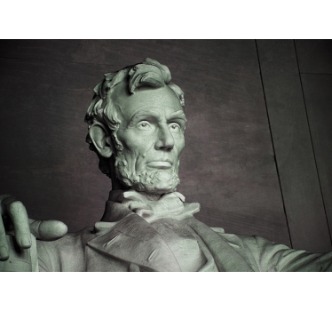 Abraham Lincoln Statue Art Wall Mural - TenStickers