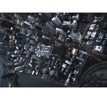 Eye view of high rise building mural wallpaper - TenStickers
