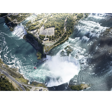 Niagara waterfall Canada and Usa Wall Mural - TenStickers