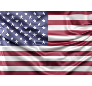 USA Flag mural wallpaper - TenStickers