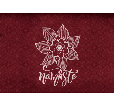 Beautiful paisley flowers mural - TenStickers