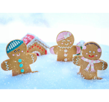 Christmas Cookies Bedroom Murals - TenStickers