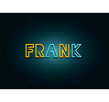Personalised glowing name custom murals - TenStickers