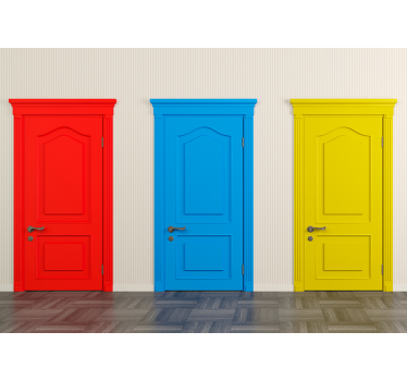 Different doors nature murals - TenStickers