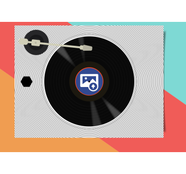Vinyl Record custom murals - TenStickers