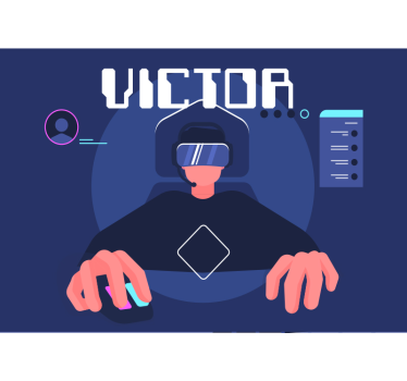 Gamer boy custom murals - TenStickers