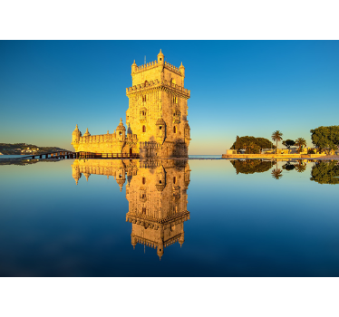 Torre de Belém mural wallpaper - TenStickers