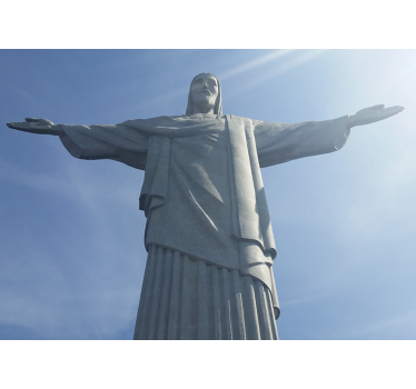 Cristo Redentor mural wallpaper - TenStickers
