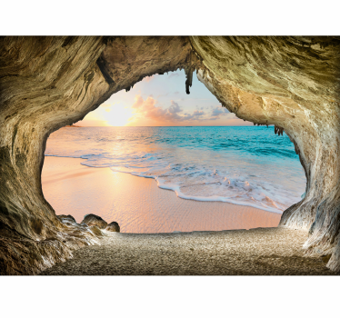 3D ocean view 3d mural wallpaper - TenStickers
