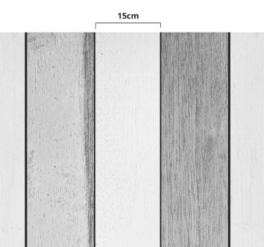 White aged slats wood effect wall art mural - TenStickers
