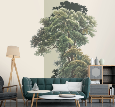 Aesthetic tree design Marriage Wallpaper Photo - TenStickers