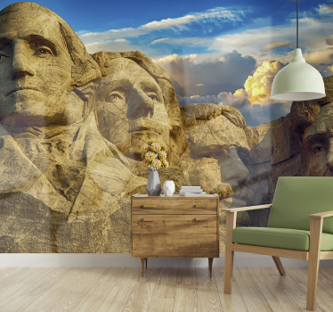 Art Wall Mural Mount Rushmore - TenStickers