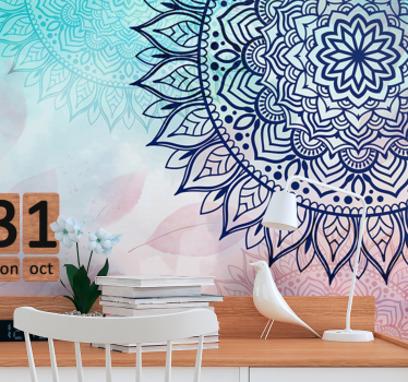 Bohemian mandala mandala murals - TenStickers