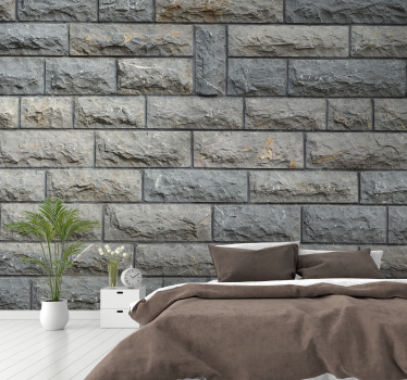 Brick Texture 3d mural wallpaper - TenStickers