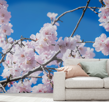 Cherry Tree landscape wall mural - TenStickers