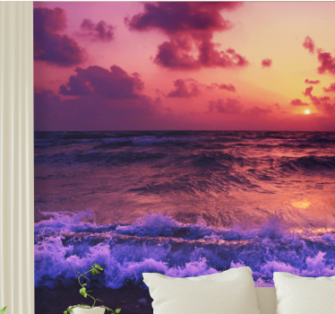 Colourful beach aesthetic colours nature murals - TenStickers
