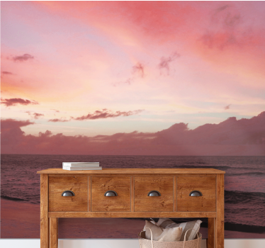 Colourful clouds aesthetic colours night sky wall mural - TenStickers