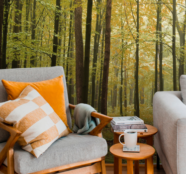 "Cottagecore" forest nature murals - TenStickers