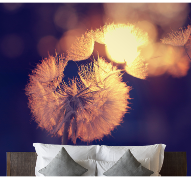 Dandelion design  dandelion mural - TenStickers