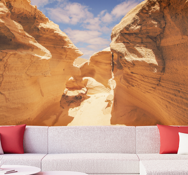 Desert Wall Mural American Brown Rock - TenStickers