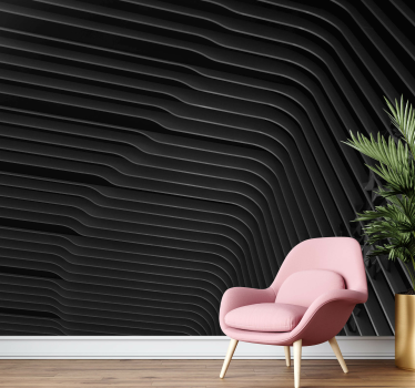 detail of the metal structure mural wallpaper - TenStickers