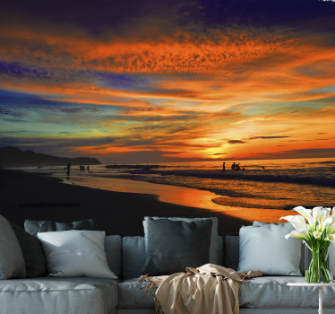 Ecuador beach nature sea wall mural - TenStickers