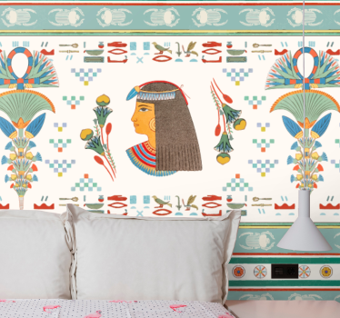 'Egyptian' Goddes Neith modern mural wallpaper - TenStickers