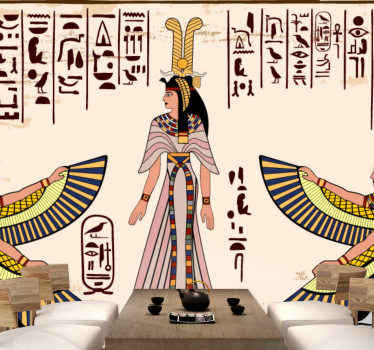 Egyptian Goddess Satet  modern mural wallpaper - TenStickers