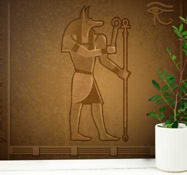 Egyptian Mythologie God Seth desert mural wallpaper - TenStickers
