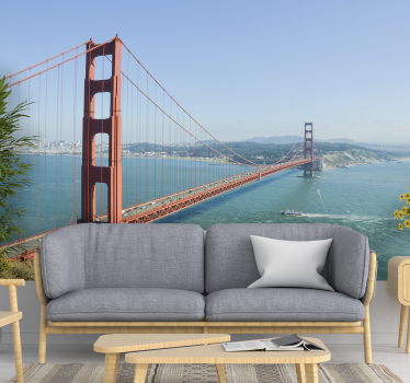 Golden Gate Bridge mural wallpaper - TenStickers