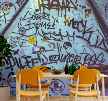 Graffiti wall mural urban tagging artwork - TenStickers