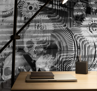 Industrial Revolution  modern mural wallpaper - TenStickers
