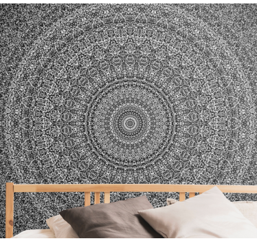 Intricate Circular Pattern mandala wall mural - TenStickers
