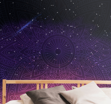 Mandala wall mural intricate mandala design - TenStickers
