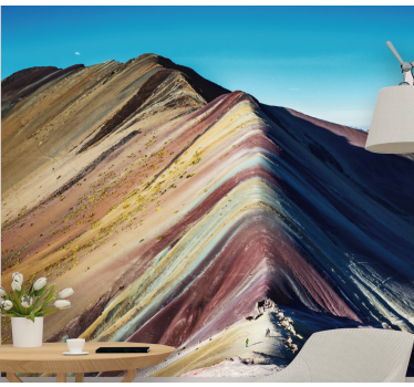Multicolor Peruvian  desert mural wallpaper - TenStickers