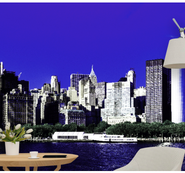 New york wall mural skyline of new york - TenStickers